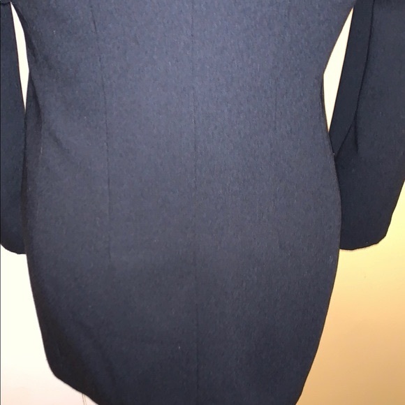 Emblem Black Tailored Wool Blend Blazer Vintage - Picture 6 of 11